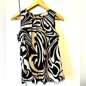 Michael Kors black and white blouse (XS)